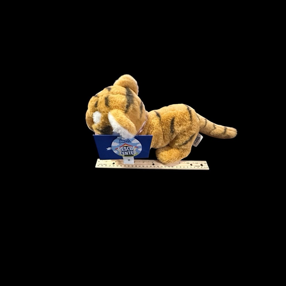 Hugs & Cuddles Rescue Center Tiger Cub Plush 12" NWT Adoption Certificate - Picture 5 of 5
